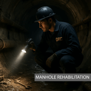Manhole rehabilitation services extending infrastructure lifespan